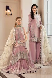 Maria.B Sateen Unstitched Embroidered Cotton Satin 3Pc Suit CST-706