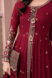 Maria.B Sateen Unstitched Embroidered Cotton Satin 3Pc Suit CST-708