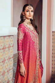 Maria.B Sateen Unstitched Embroidered Cotton Satin 3Pc Suit CST-709