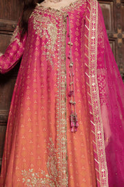 Maria.B Sateen Unstitched Embroidered Cotton Satin 3Pc Suit CST-709