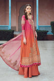 Maria.B Sateen Unstitched Embroidered Cotton Satin 3Pc Suit CST-709