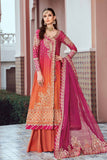 Maria.B Sateen Unstitched Embroidered Cotton Satin 3Pc Suit CST-709
