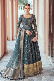 Maria.B Sateen Unstitched Embroidered Cotton Satin 3Pc Suit CST-710