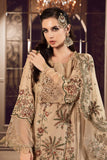 Maria.B Sateen Unstitched Embroidered Cotton Satin 3Pc Suit CST-712