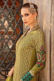 Sateen By Maria B Embroidered Cotton Satin Unstitched 3Pc Suit CST-803