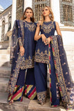 Sateen By Maria B Embroidered Cotton Satin Unstitched 3Pc Suit CST-804