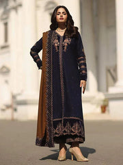 Charizma Signature Embroidered Peach Leather Unstitched 3Pc Suit CSW5-01