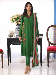 Charizma Tabeer Premium Schiffli Lawn Unstitched 3Pc Suit CT4-01
