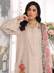 Charizma Tabeer Premium Schiffli Lawn Unstitched 3Pc Suit CT4-03