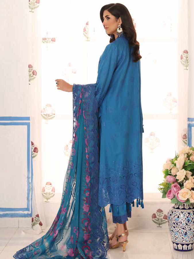 Charizma Tabeer Premium Schiffli Lawn Unstitched 3Pc Suit CT4-06