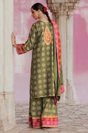 Tabeer by Charizma Embroidered Chunri Silk Unstitched 3Pc Suit CTW4-01