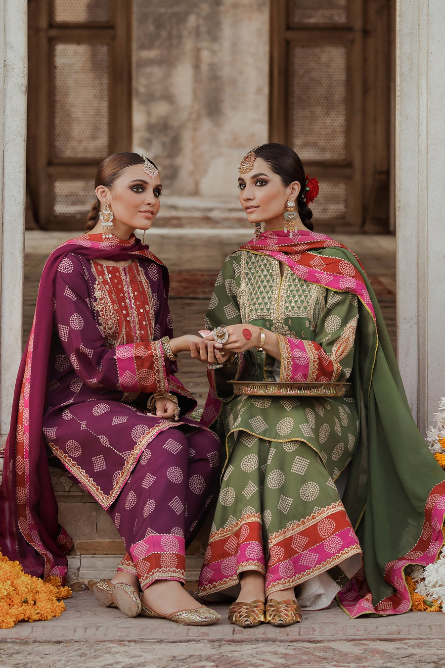 Tabeer by Charizma Embroidered Chunri Silk Unstitched 3Pc Suit CTW4-01