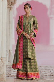 Tabeer by Charizma Embroidered Chunri Silk Unstitched 3Pc Suit CTW4-01