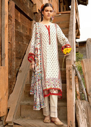 Gul Ahmed Printed Cotail Unstitched 3Pc Suit CV-42002