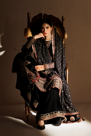 Jazmin Chandani Embroidered Velvet Unstitched 3Pc Suit CVF26-D01