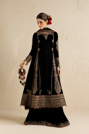 Jazmin Chandani Embroidered Velvet Unstitched 3Pc Suit CVF26-D01