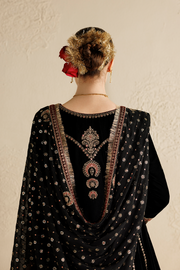 Jazmin Chandani Embroidered Velvet Unstitched 3Pc Suit CVF26-D01