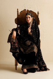 Jazmin Chandani Embroidered Velvet Unstitched 3Pc Suit CVF26-D01