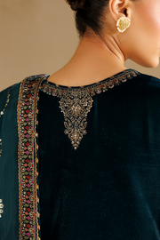 Jazmin Chandani Embroidered Velvet Unstitched 3Pc Suit CVF26-D02