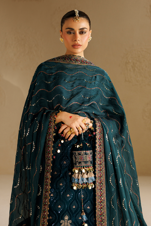 Jazmin Chandani Embroidered Velvet Unstitched 3Pc Suit CVF26-D02