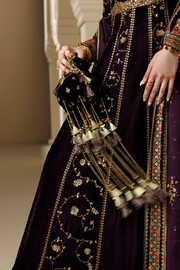 Jazmin Chandani Embroidered Velvet Unstitched 3Pc Suit CVF26-D03
