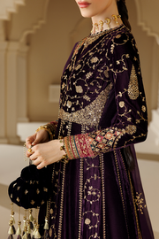 Jazmin Chandani Embroidered Velvet Unstitched 3Pc Suit CVF26-D03