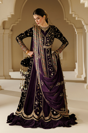 Jazmin Chandani Embroidered Velvet Unstitched 3Pc Suit CVF26-D03