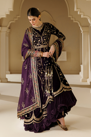 Jazmin Chandani Embroidered Velvet Unstitched 3Pc Suit CVF26-D03