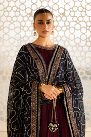 Jazmin Chandani Embroidered Velvet Unstitched 3Pc Suit CVF26-D04