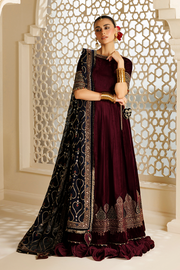 Jazmin Chandani Embroidered Velvet Unstitched 3Pc Suit CVF26-D04