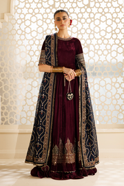 Jazmin Chandani Embroidered Velvet Unstitched 3Pc Suit CVF26-D04
