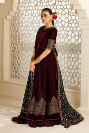 Jazmin Chandani Embroidered Velvet Unstitched 3Pc Suit CVF26-D04