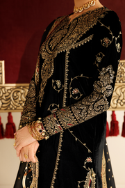 Jazmin Chandani Embroidered Velvet Unstitched 3Pc Suit CVF26-D05