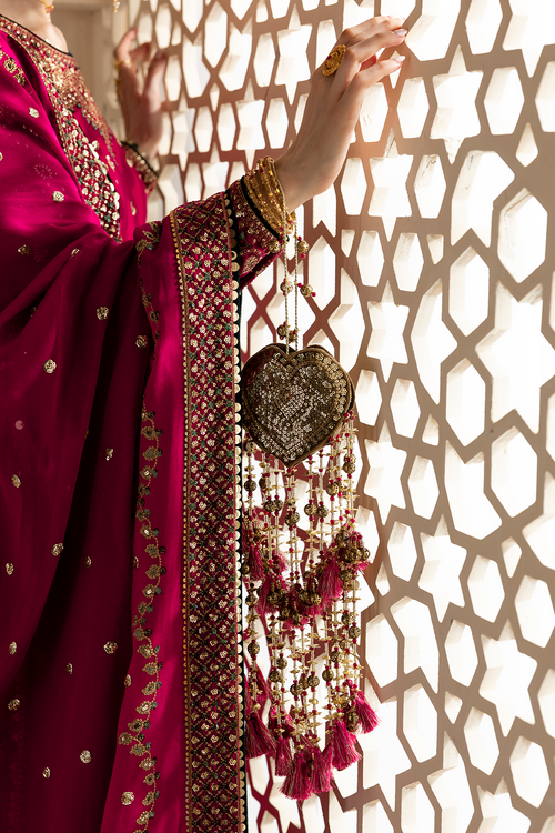 Jazmin Chandani Embroidered Velvet Unstitched 3Pc Suit CVF26-D06