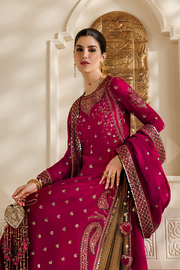 Jazmin Chandani Embroidered Velvet Unstitched 3Pc Suit CVF26-D06