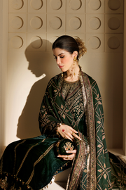 Jazmin Chandani Embroidered Velvet Unstitched 3Pc Suit CVF26-D07