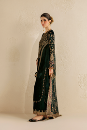 Jazmin Chandani Embroidered Velvet Unstitched 3Pc Suit CVF26-D07