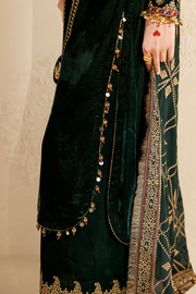 Jazmin Chandani Embroidered Velvet Unstitched 3Pc Suit CVF26-D07