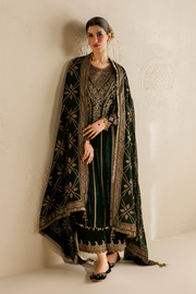 Jazmin Chandani Embroidered Velvet Unstitched 3Pc Suit CVF26-D07