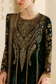 Jazmin Chandani Embroidered Velvet Unstitched 3Pc Suit CVF26-D07