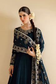 Jazmin Chandani Embroidered Velvet Unstitched 3Pc Suit CVF26-D09