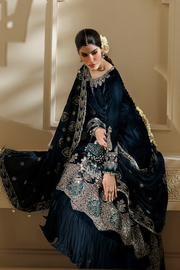 Jazmin Chandani Embroidered Velvet Unstitched 3Pc Suit CVF26-D09