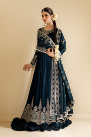 Jazmin Chandani Embroidered Velvet Unstitched 3Pc Suit CVF26-D09