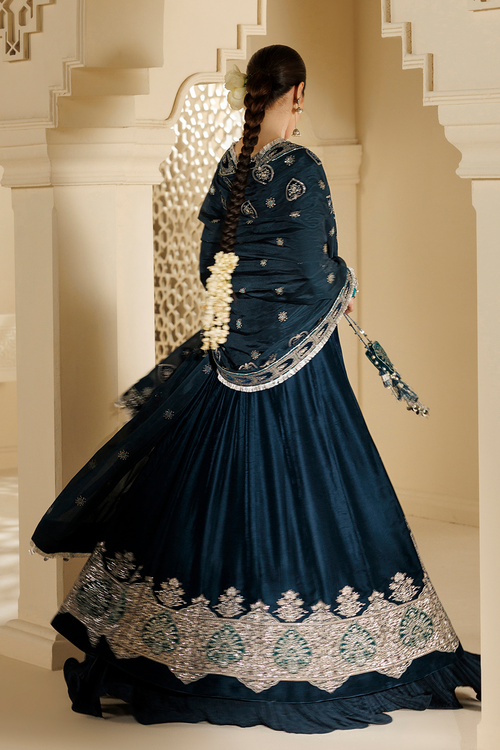 Jazmin Chandani Embroidered Velvet Unstitched 3Pc Suit CVF26-D09