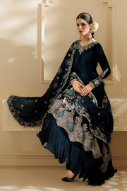 Jazmin Chandani Embroidered Velvet Unstitched 3Pc Suit CVF26-D09