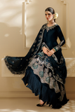 Jazmin Chandani Embroidered Velvet Unstitched 3Pc Suit CVF26-D09