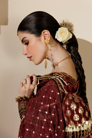 Jazmin Chandani Embroidered Velvet Unstitched 3Pc Suit CVF26-D10