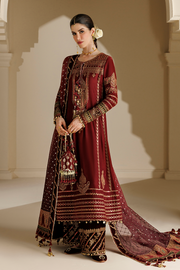 Jazmin Chandani Embroidered Velvet Unstitched 3Pc Suit CVF26-D10