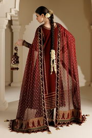 Jazmin Chandani Embroidered Velvet Unstitched 3Pc Suit CVF26-D10