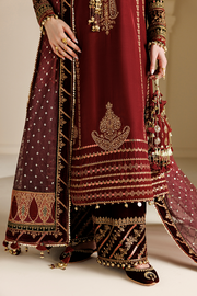 Jazmin Chandani Embroidered Velvet Unstitched 3Pc Suit CVF26-D10